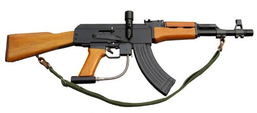 Konkor MK47-1 AK-47 Paintball Rifle Marker in Black and Wood