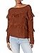 Lucky Brand Women's Fringe Pullover Sweater