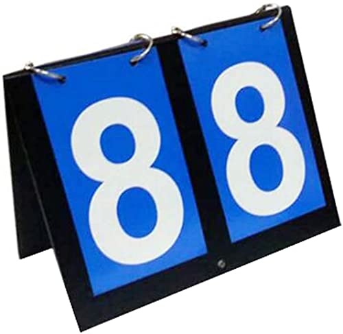 Marcador deportivo portátil azul de 2 dígitos miniatura 1