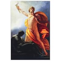 Prometheus Brings Fire to Mankind de Heinrich Fuger Póster para
