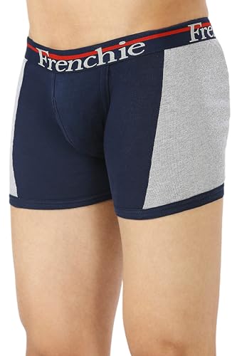 Image of Frenchie Ace Men's Cotton Rib Trunks in Stretchable, Breathable Innerwear Trunks