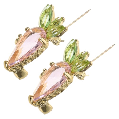 Broche carotte anti-exposition avec fermoirs clippés pour robes
