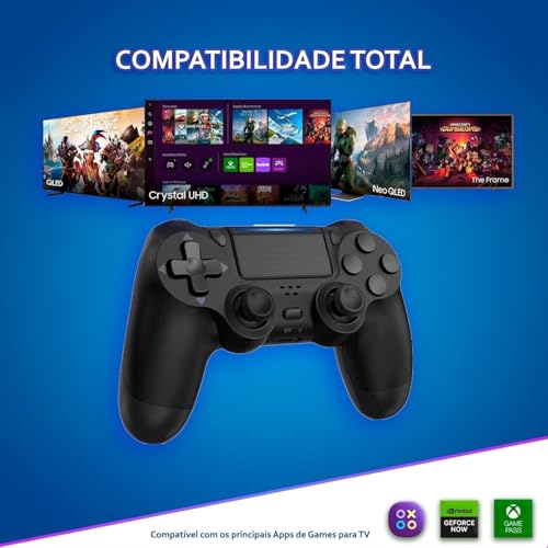 Controle Game Bluetooth para TV SAMSUNG PHILIPS TCL LG SONY Google TV Tizen Game Hub Game Pass GeFor