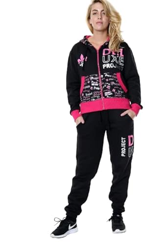 Project Ensemble sweat à capuche et bas de jogging pour fille 7 à 13 ans, Noir , 13 ans Cover