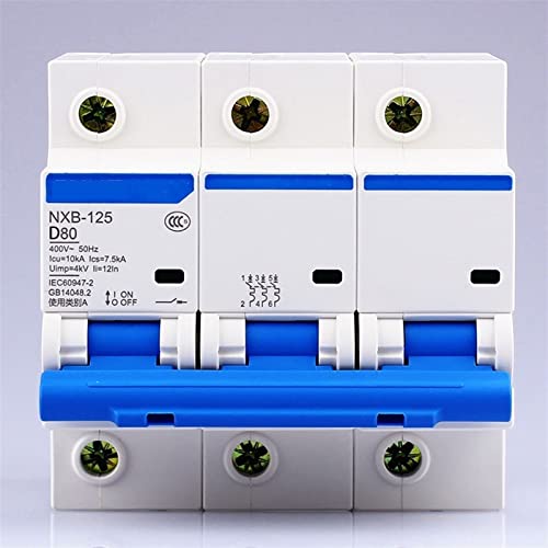 Disjoncteur NXB-125 Type D 100A grand commutateur intégré contre les surcharges AC 400V
