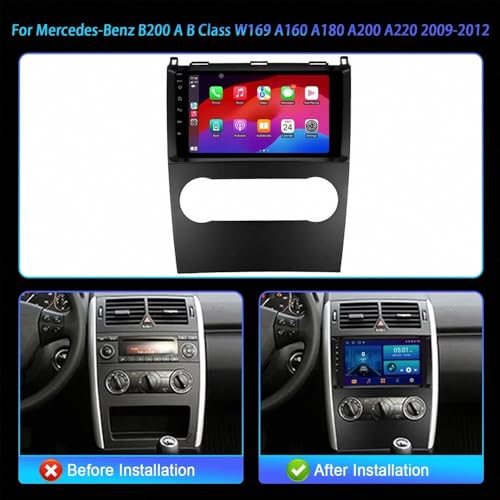 Pantalla Carplay coche para Mercedes Clase B 2009-2012 viaja conectado 2