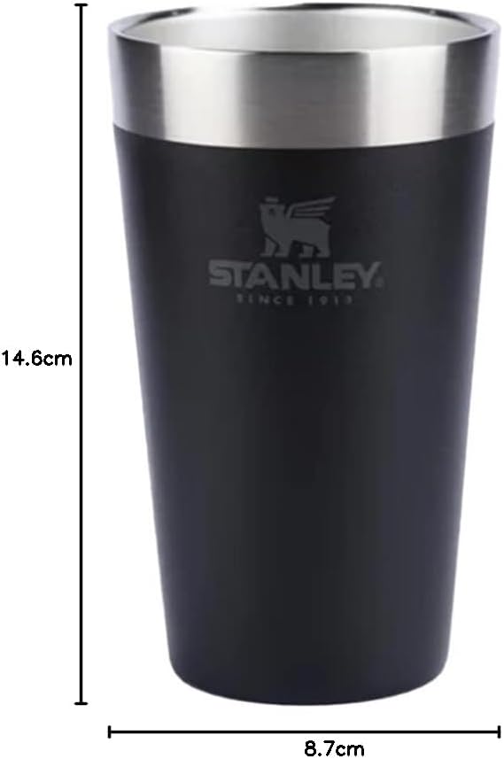 Stanley - Copo de cerveja isolado, copo empilhável Stay Chill de 473 ml, para bebidas quentes ou frias