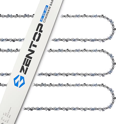 ZENTOP 20 Inch Chainsaw Bar and Chains, .050