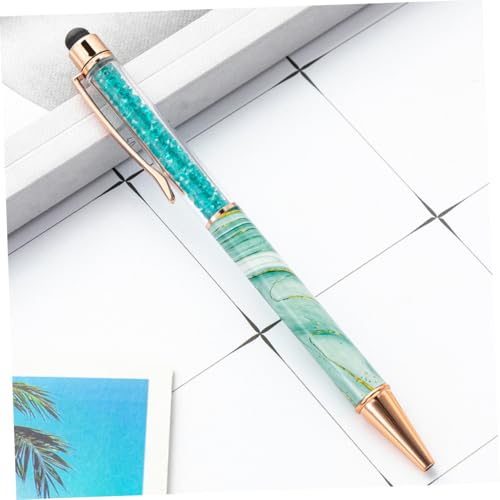 6 bolígrafos de punta fina con elegante diseño de mármol y puntero para escritorio profesional 6