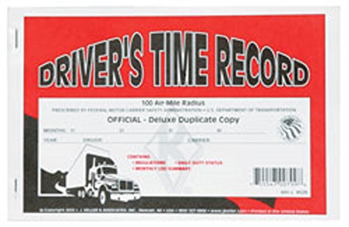 Have one to Sell? Sell Now J.J. Keller Driver's Time Record Deluxe Duplicate Log Book, Pack of 25