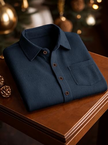 Image of Noble Monk Men's Polyester Regular Fit Solid Casual Shirt |Half Sleeve | |Stylish Shirt