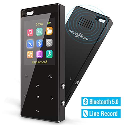 MP3 Player, MP3 Player with Bluetooth 5.0, MP3 Direct Recording, Hi-Fi Lossless Sound