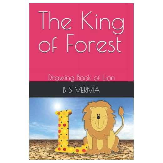 The King of Forest: Drawing Book of Lion