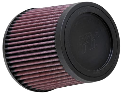 Image of K&N High-Flow Original Lifetime Universal Clamp-On Air Filter: High Performance, Premium, Washable: Flange Diameter: 2.5 In, Filter Height: 5.5 In, Flange Length: 2 In, Shape: Round Tapered, RU-4950