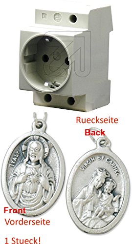 Preisvergleich Produktbild SESAM Verteiler-Einbausteckdose 1416 mit Anhänger Herz Jesu