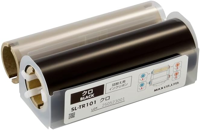 マックス 詰替えインクリボン 100タイプ用 ビーポップ専用 詰め替え用 RoHS対応 SL-TR101 黒