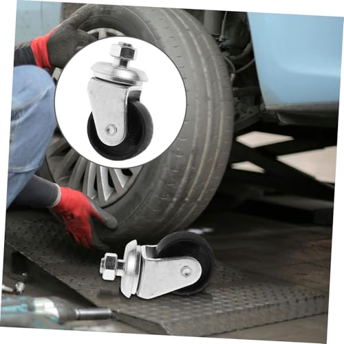 Roues de remplacement pour cric double pompe avec pivotement fluide 360° - 7