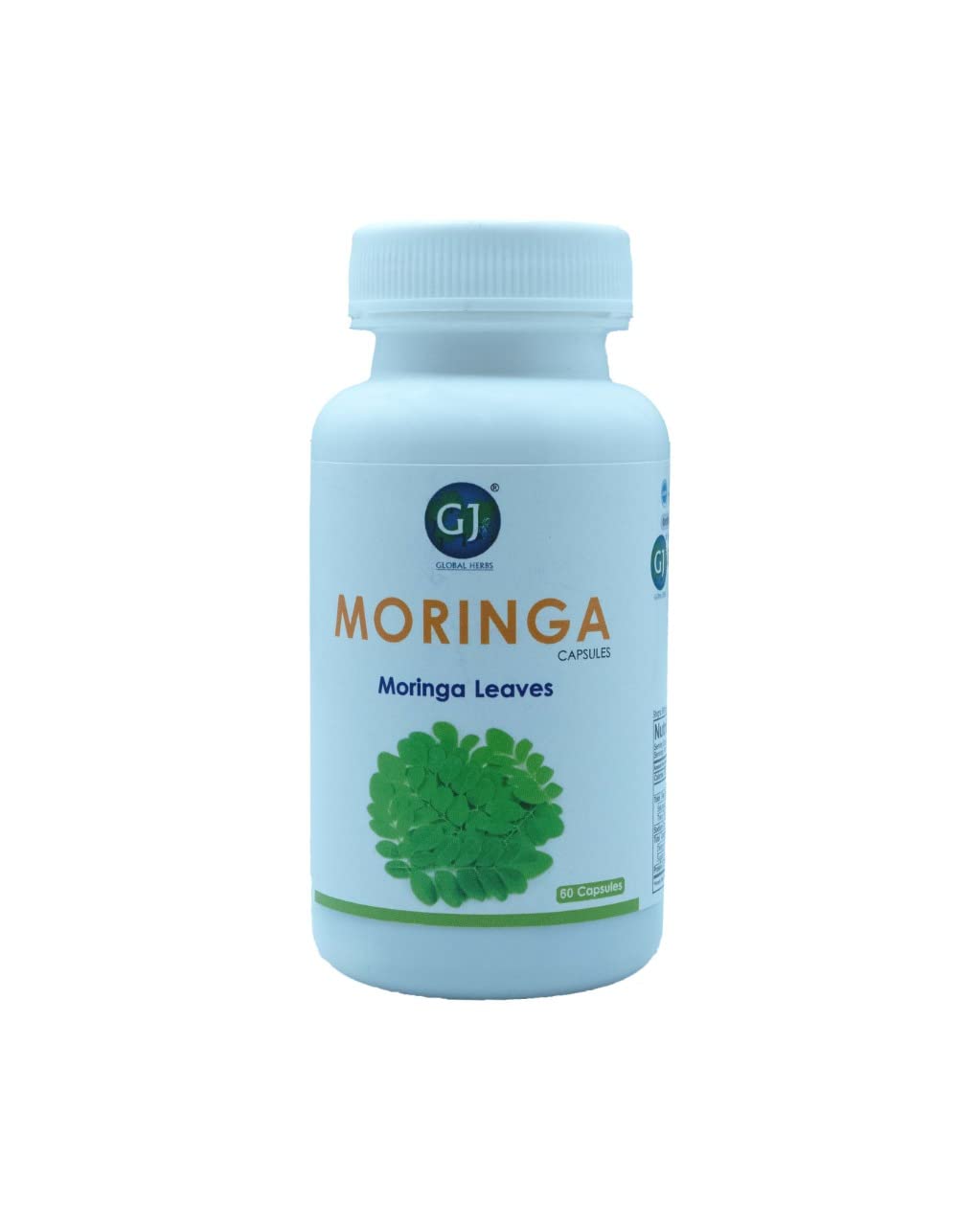 GJ GLOBAL HERBS Moringa Capsules Organic Moringa Leaf Powder Capsules