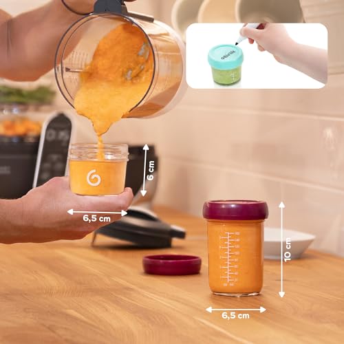 Babymoov Glass Food Storage Containers Leak Proof