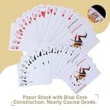 Gothink Playing Cards 2 Packs, Leather Case Card Game Set - With 2 Decks of Playing Cards (Standard Playing cards), Pencil and Scorecard Notepad - Also Fits Storage Bridge Size Poker Cards for Outdoor - Image 5