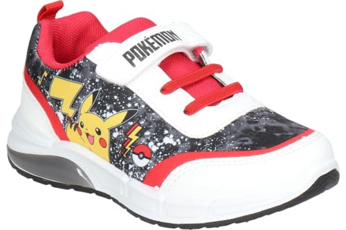 Pokemon Chaussures Clignotantes pour garçon de 3 à 9 Ans, Chaussures Basses Lumineuses Amusantes à LED 25 au 32 (Système Taille Chaussures EU, Enfant de Moins de 5 Ans, Numérique, Moyen, 29)