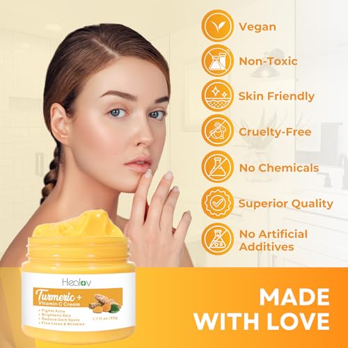Herblov 741718253868 Turmeric Face Cream For Face & Body thumb #5