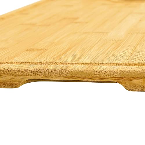Vaefae 24 X 16 Inch Xxx-Large Bamboo Cutting Board With Cutout Handle And Juice Groove, Heavy Kitchen Chopping Board For Meat And Vegetables #TOP4