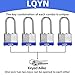 Padlocks with Same Key, LQYN 48 Pcs Laminated Keyed Padlock (1-9/16