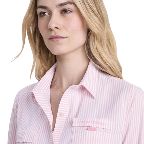 vineyard vines Womens Harbor Seersucker Shirt Cover-up4