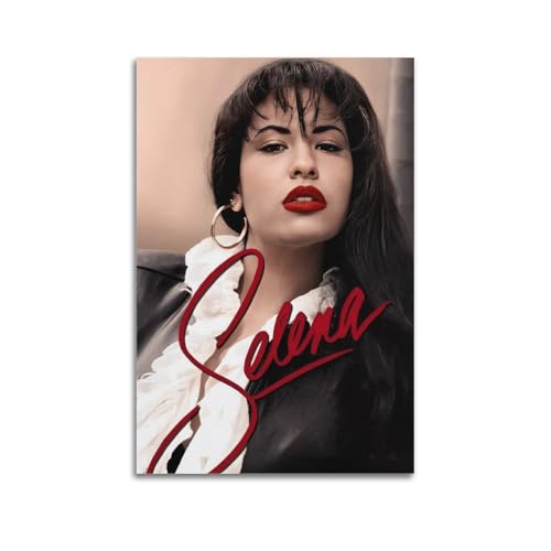 LIHAIXUAN Selena Quintanilla - Póster en lienzo para pared, 30 x 45 cm, estilo sin marco