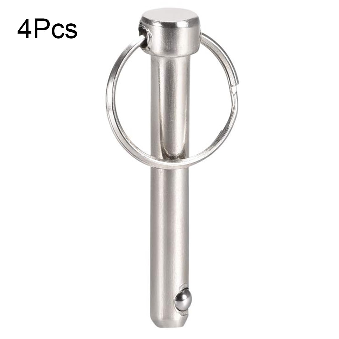 TA-VIGOR 4Pcs Quick Release Pins, 8mm Dia 55mm Length Bimini Top Pin Marine Hardware Carbon Steel for Boat Accessories Marine Hardware - Image 3