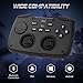 Rii (Bluetooth Version) RG200 Wireless Mini Portable Bluetooth Game Controller, Rechargeable Turbo Vibration Function for PC/Raspberry pi2/Android TV Google/TV B,PS4,Windows System