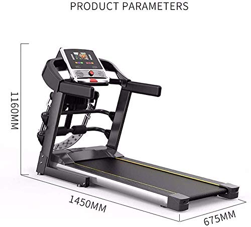 Image of Folding Treadmills Treadmills, Folding Electric Treadmill Multifunctional Home Gym Mute Shock Absorption Professional Treadmill WiFi