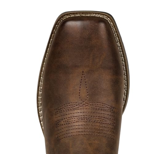 Image of IUV Cowboy Boots For Men Square Toe Ankle Boots