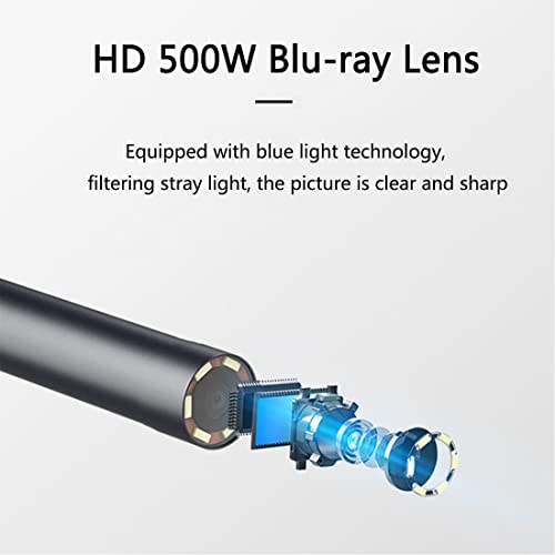 Borescopes WIFI autofocus endoscoop, met 5,0 megapixels industriële draadloze inspectiecamera, met 6 verstelbare LED… - Image 7