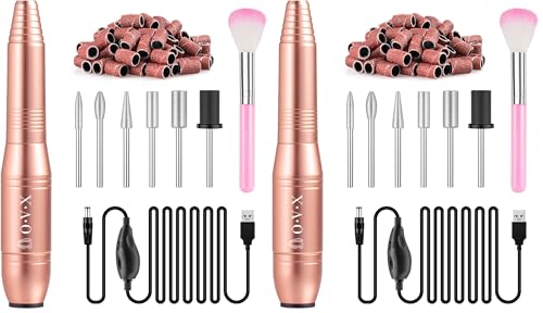 Kit eléctrico portátil para manicura de 10 piezas miniatura 1
