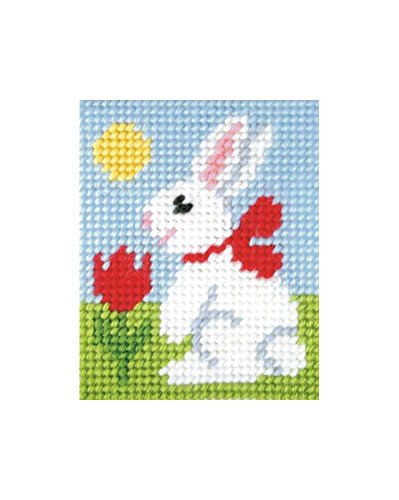 Orchidea ORC.9703 Easter Bunny Beginner Tapestry Mini-Kit 17x20.5cm
