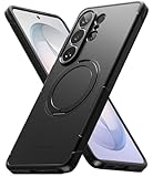 Ringke Alles for Samsung Galaxy S26 Ultra Case [Compatible with MagSafe] Shockproof Cover with 360° Rotating Kickstand, Powerful Magnet Precise Cutouts for Camera Lenses - Black