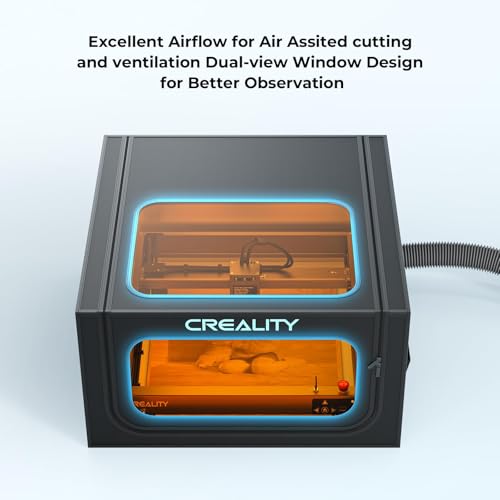 Image of CREALITY FALCON Enclosure for Laser Engraver Flame Retardant and Smoke-Proof Falcon 2 and Other Laser Cutter Foldable Laser Engraving Machine Accessories Effectively Isolating 99% of smog