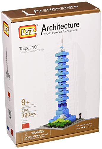 LOZ Building & Construction 9365 Taipei 101 Building Blocks (390 Piece)