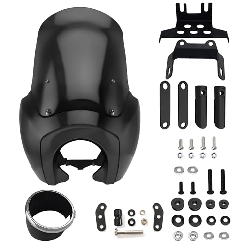 Carénage avant pour Harley Softail Low Rider S réduisant les turbulences en route