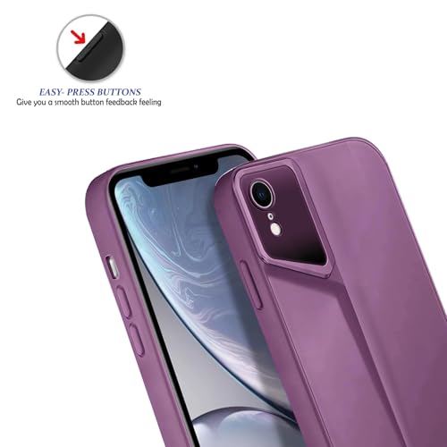 Image of Amazon Brand - Solimo Ultra-Thin Blade Runner Series Matte Finished Camera Protection Soft Back Cover for Apple iPhone XR - Purple