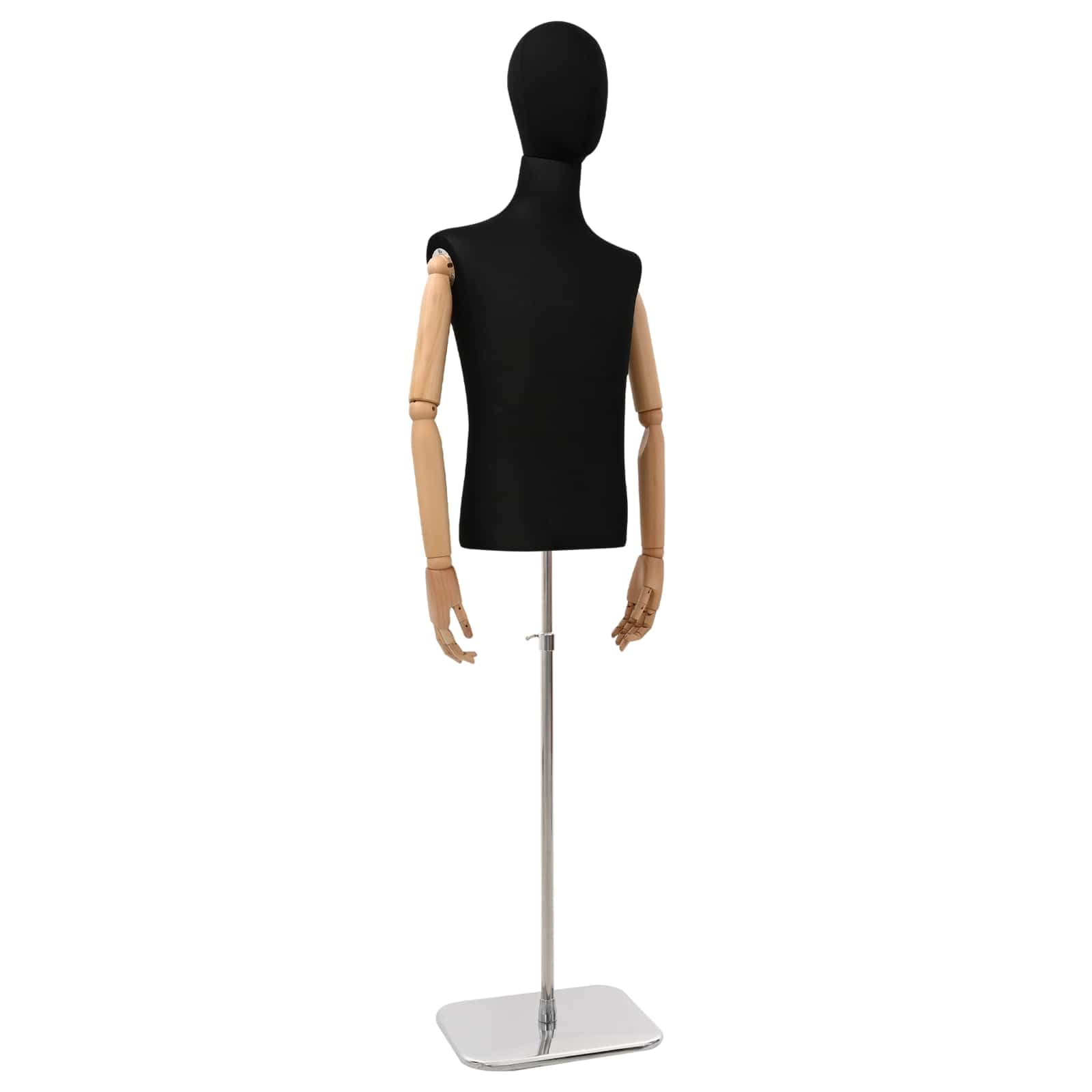 vidaXL Verstellbarer Mannequin 170-218 cm mit Standfuß Männlich PP