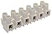 Altech HE1WPR/08 , Conn, Term Strip, Euro, 8, 8 mm, Dbl, 24-12 AWG, Opaque White, 20 A, 300 V