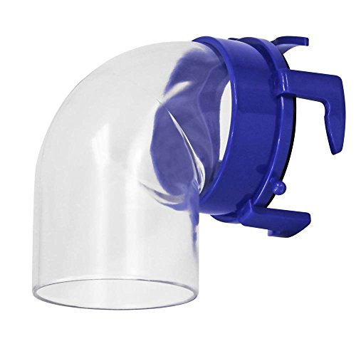 Image of Prest-O-Fit 1-0021 Blueline 90 Clear Hose Adapter