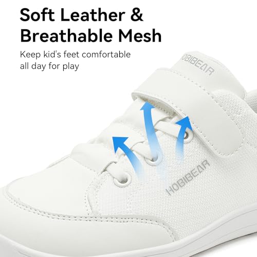 HOBIBEAR Kids Barefoot Shoes Wide Toe Box Zero Drop for Toddler Little Big Kid Boys Girls Walking Sneaker4