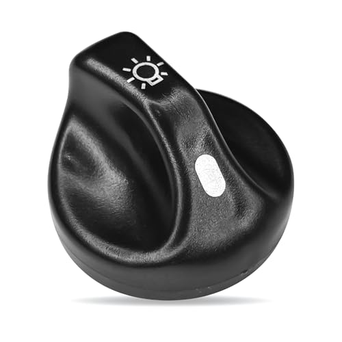Msyuusr Head Lamp Switch Knob，Headlight Switch Knob Replacement Compatible with Ford F-150 F-250 F-350 F-450, 3L3Z-11661-AA 3L3Z11661AA (1PCS)