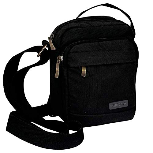 Sac bandoulière Montichelvo Pr Black mini format 18 cm noir