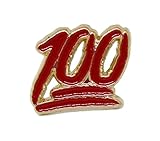 PinMaze Collections Keep It Real - 100 One Hundred Emoji - Perfect Score School Exam Enamel Pin Set (One Hundred)