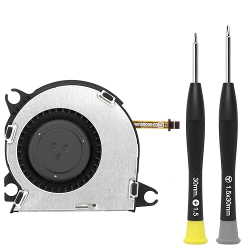 EEEKit Ventilador Refrigeración Interno Repuesto para Nintendo Switch, Ventilador Repuesto CPU Disipador Refrigerador para NS HAC-001 2017 Consola con Juego Destornilladores
